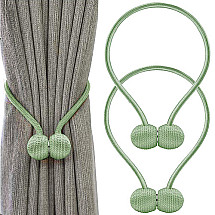 Decorative clips for curtains magnetically strong