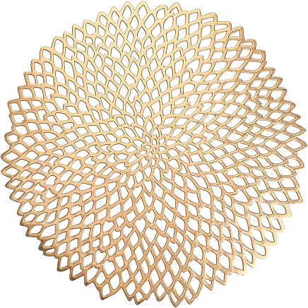 LACE TABLE MAT GOLD (180) GAB_A