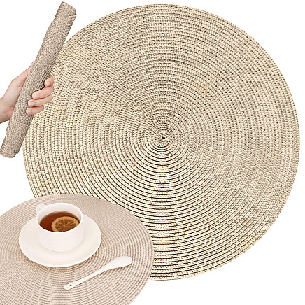 ROUND TABLE MAT GOLD (300) GAB_A