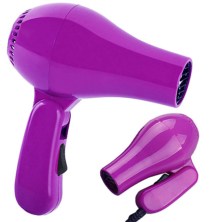 Folding travel hair dryer quiet 850w
