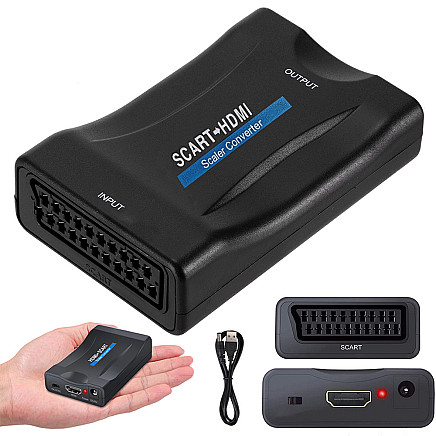 Adapter SCART to HDMI AV Full HD Converter