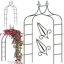 Garden pergola flower support for climbing plants arch for roses decorative metal