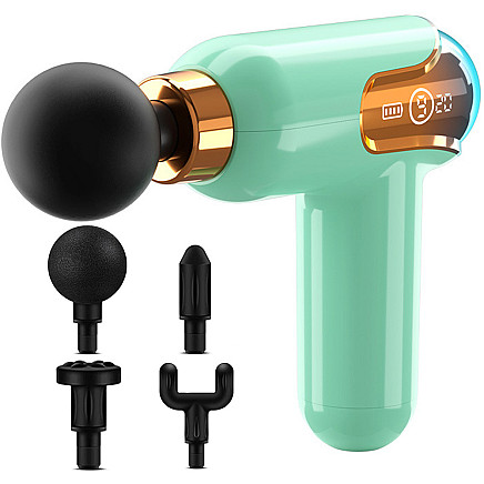 Mini massage gun powerful massage gun portable + 4 tips