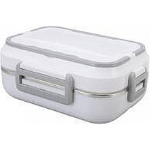 Electric lunchbox heated container for work truck lunches