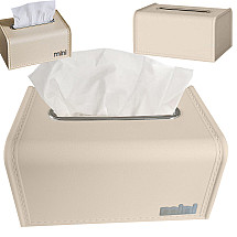 Tissue box tissue organiser tray