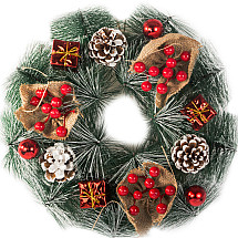 Garland christmas wreath christmas decorations door decoration window