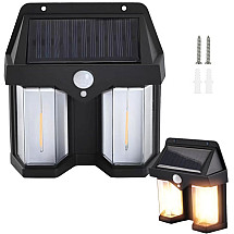 Solar lamp with twilight movement sensor 3 modes waterproof 1200lm