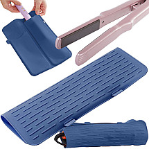 Silicone cover bag for flat iron curling iron hair dryer travel case
