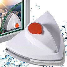 Double-sided magnetic window cleaner strong magnets precise squeegee
