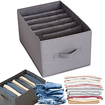 Clothes organiser underwear trousers drawer wardrobe socks grey