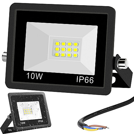 Floodlight halogen spotlight led 10w 6000k outdoor waterproof ip66
