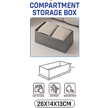 Bra organiser underwear socks clothes drawer wardrobe grey