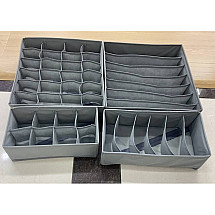 Underwear organiser sock drawer cupboard box set of 4 pieces