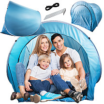 Beach tent self-folding lockable large pop-up cover for the beach