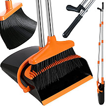 Lazy man's sweeping kit swifter brush mop cleaning wiper dustpan 2in1