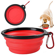FOLDABLE DOG BOWL S RED (200) GAB_A