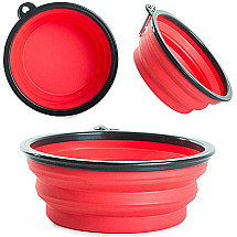 Silicone folding bowl for dog travel 0.8 l