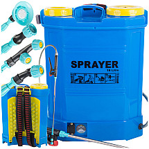 BATTERY BACKPACK PRESSURE SPRAYER GARDEN LONG LANCE 16L