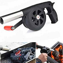 HAND BLOWER FOR LIGHTING BARBECUES CAMPFIRES COOKERS BBQ STURDY HANDLE