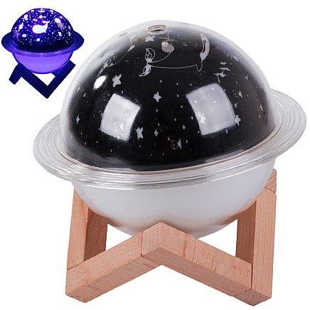 Gaisa mitrinātājs un aromātu difuzors ar RGB LED apgaismojumu