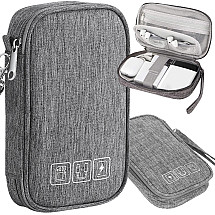 Travel organiser for suitcase bag pouch cable case