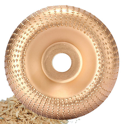 Kokapstrādes disks leņķa slīpmašīnai 125 mm, zelta