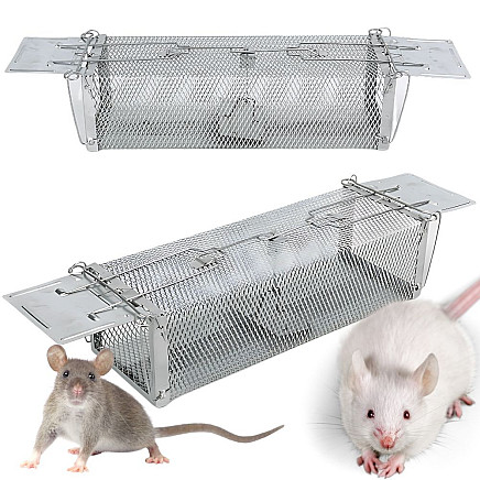 Humane rat trap large metal cage xxl