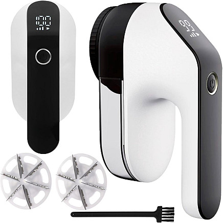 Electric shaver for wrinkles jumpers fabrics upholstery large lcd