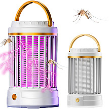 Mosquito repellent uv led rechargeable pendant insect lamp 2 modes with light