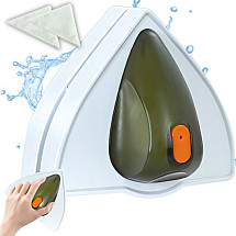 Double-sided window washer magnetic strong squeegee sponge cord set