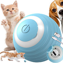 Toy for cat dog escaping ball led vibration electric usb ball