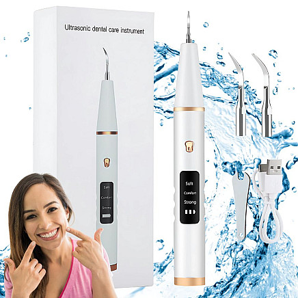 Ultrasonic dental scaler for teeth cleaning tartar removal