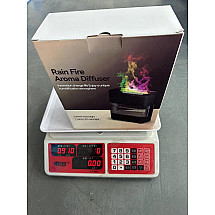 Gaisa mitrinātājs Kamīns ar LED liesmas efektu, aromterapijas difuzors ar pulti USB-C