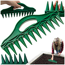 Hand-held 12-hole punch planter garden planter