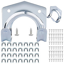 Wall hooks tool holders 20pcs metal set with screws
