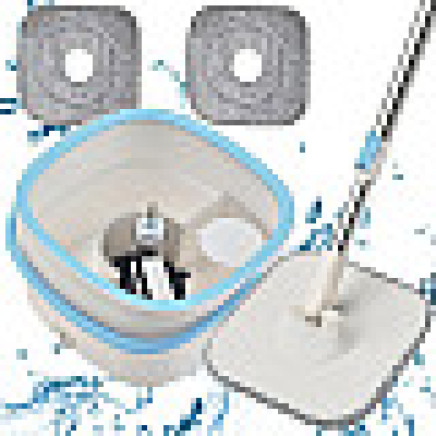 360° rotary mop with turbo whipper turbo rotary wiper pack 2 x microfibra