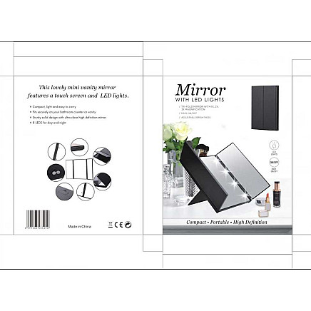 Verk Group stāvspogulis melns