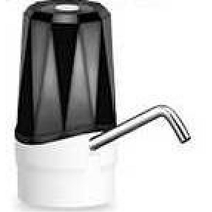 Bezvadu elektriskais ūdens dozators pudelēm, uzlādējams sūknis, melns