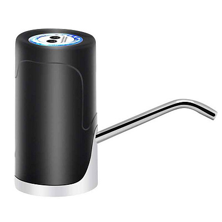 Bezvadu elektriskais ūdens sūknis, automātiskais dozators pudelēm, melns