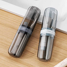 Zobu birstes un pastas maciņš ceļojumiem, higiēnisks futrālis