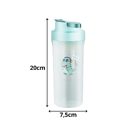 Ūdens pudele bērniem 500ml, hermētiska dzērienu pudele skolai un bērnudārzam, zaļa