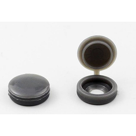 SCREW COVERS 100 PCS DARK GRAY (400)