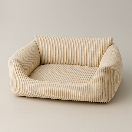 Suņu gulta mīksta štruksu pret slīdēšanu maza