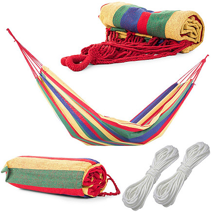 Garden hammock strong rocking cover hanging ropes