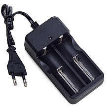 Dual 18650 battery cell charger