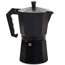 Espresso kafijas kanna geizera tipa 450ml, Melna