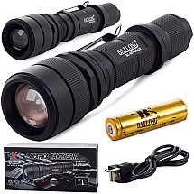 Bailong tactical led rechargeable usb torch l3-u3