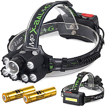 Bailong cree xm-l t6 7 x led uv headlamp