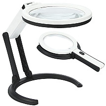 Loupe magnifying glass illuminated 1.8x 138mm