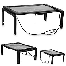 Lielā lasāmā lupa ar A4 ekrānu un 4 LED gaismām